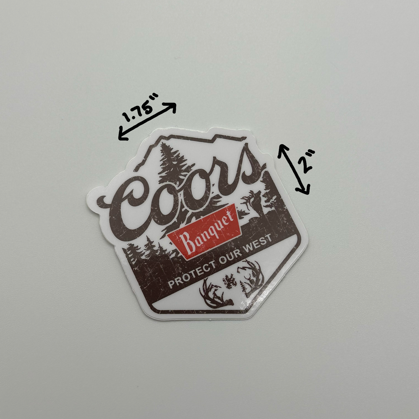 Coors pnw banquet sticker