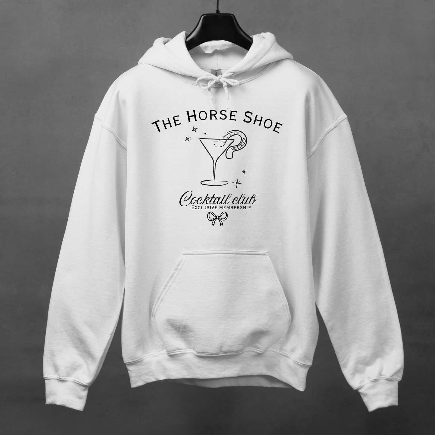 The Horse Shoe Cocktail Club Hoodie | Western Hoodie
