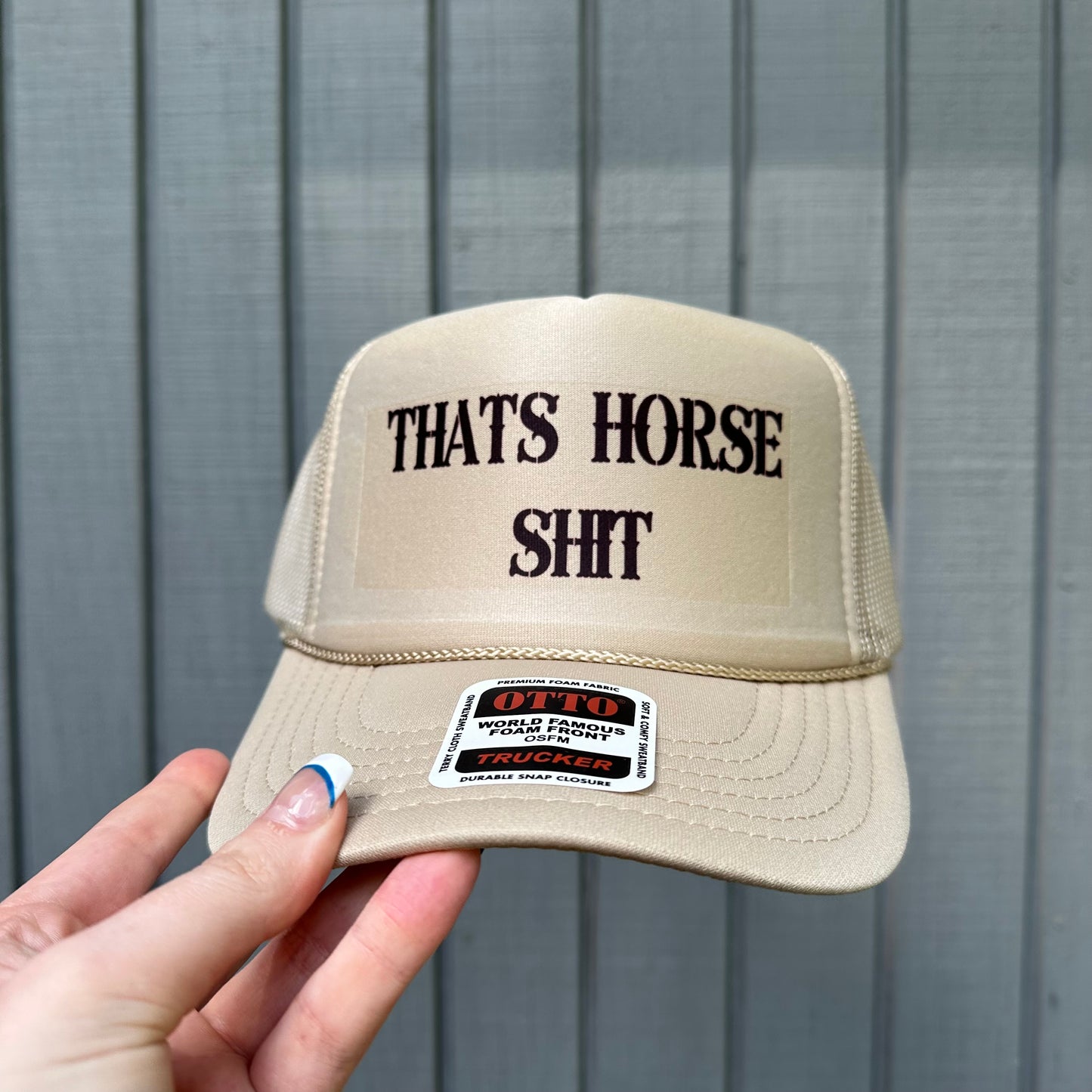 That’s horse shit trucker hat