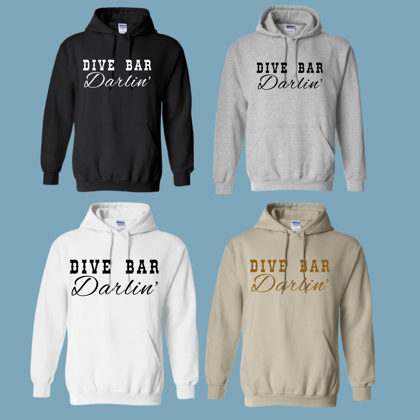 Dive Bar Darlin’ Hooded Sweatshirt