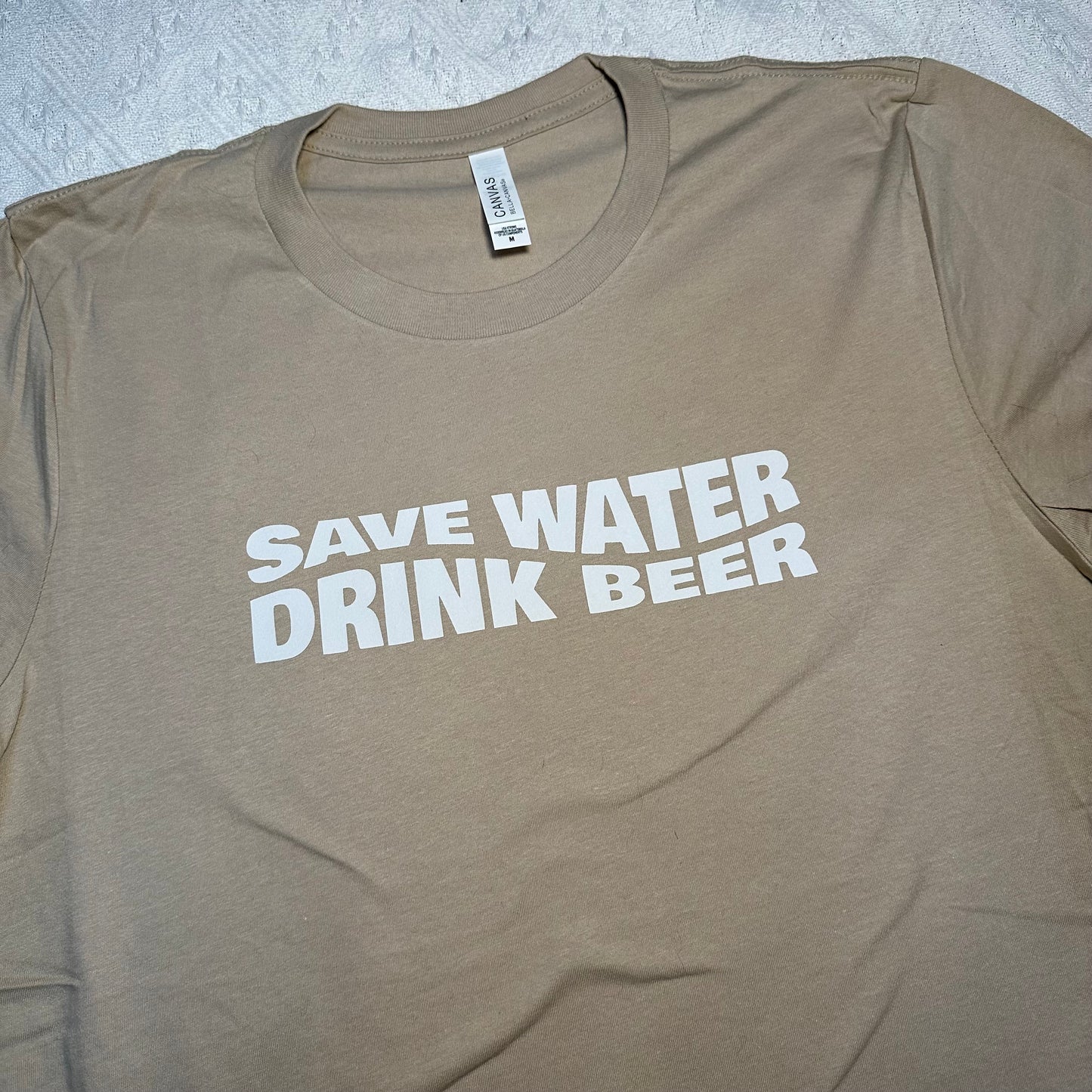 Save water drink beer tee