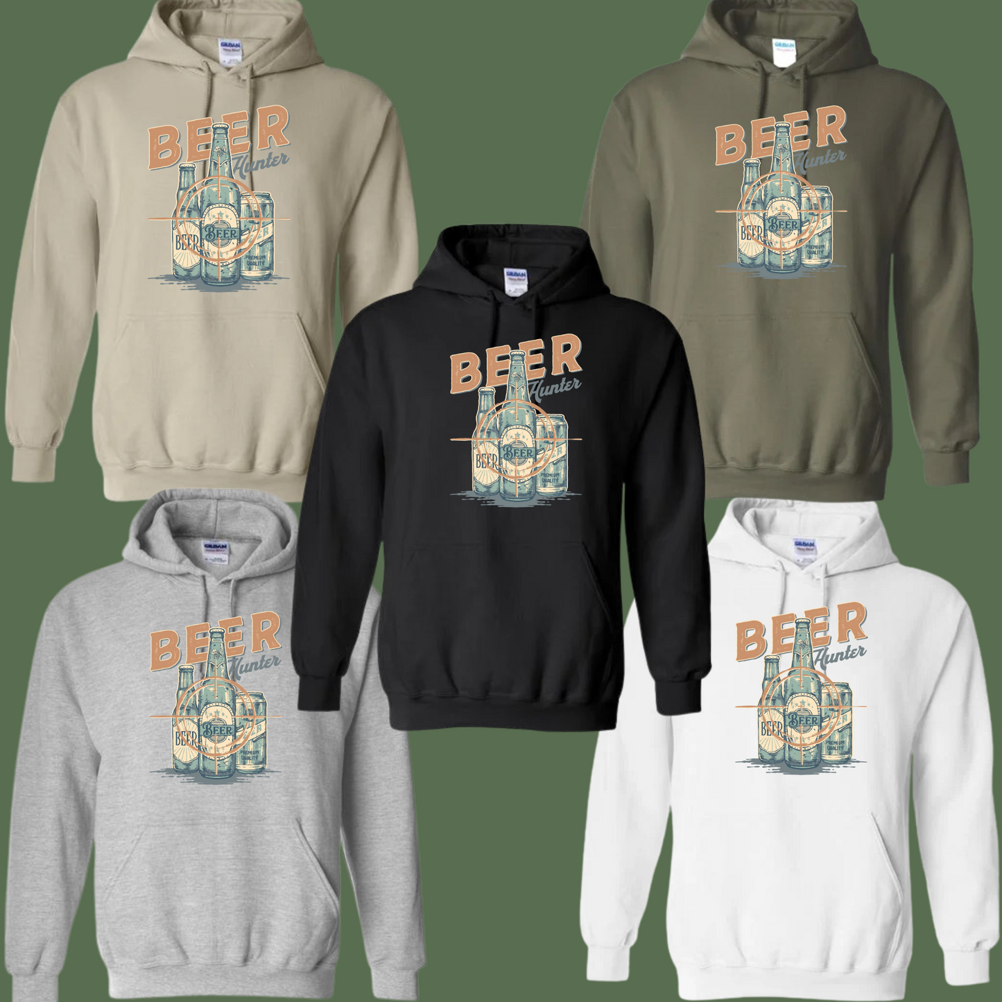 Beer hunter hoodie | western sweatshirt | beer hoodie