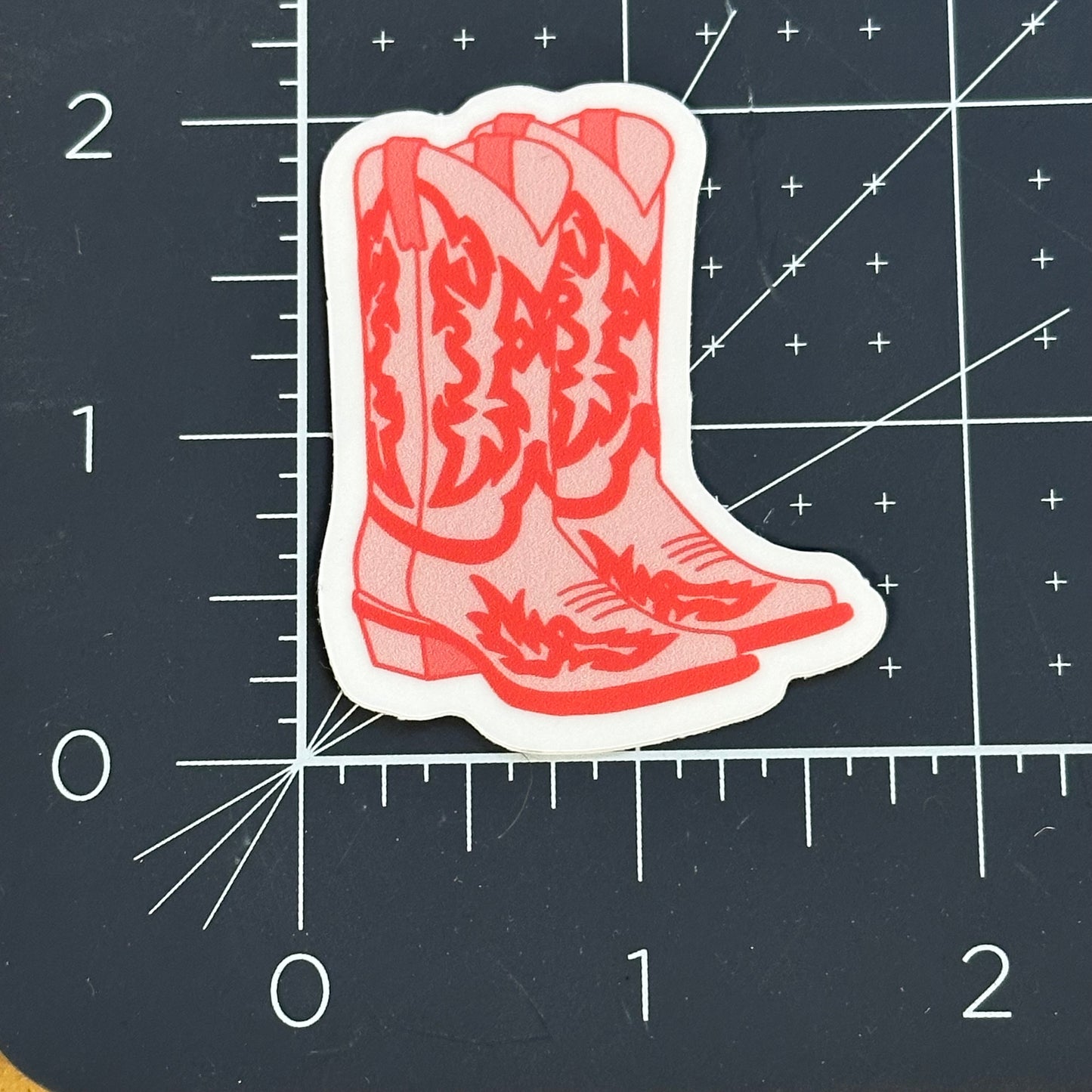 Pink boot sticker