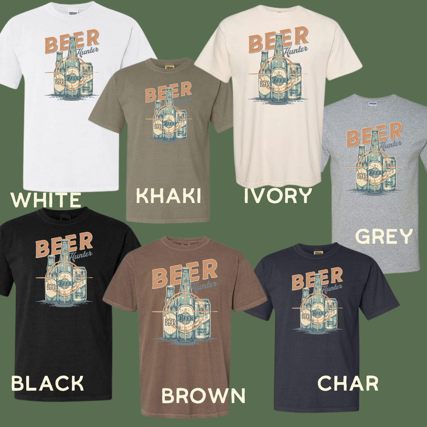 Beer hunter tee | beer t-shirt | western tee