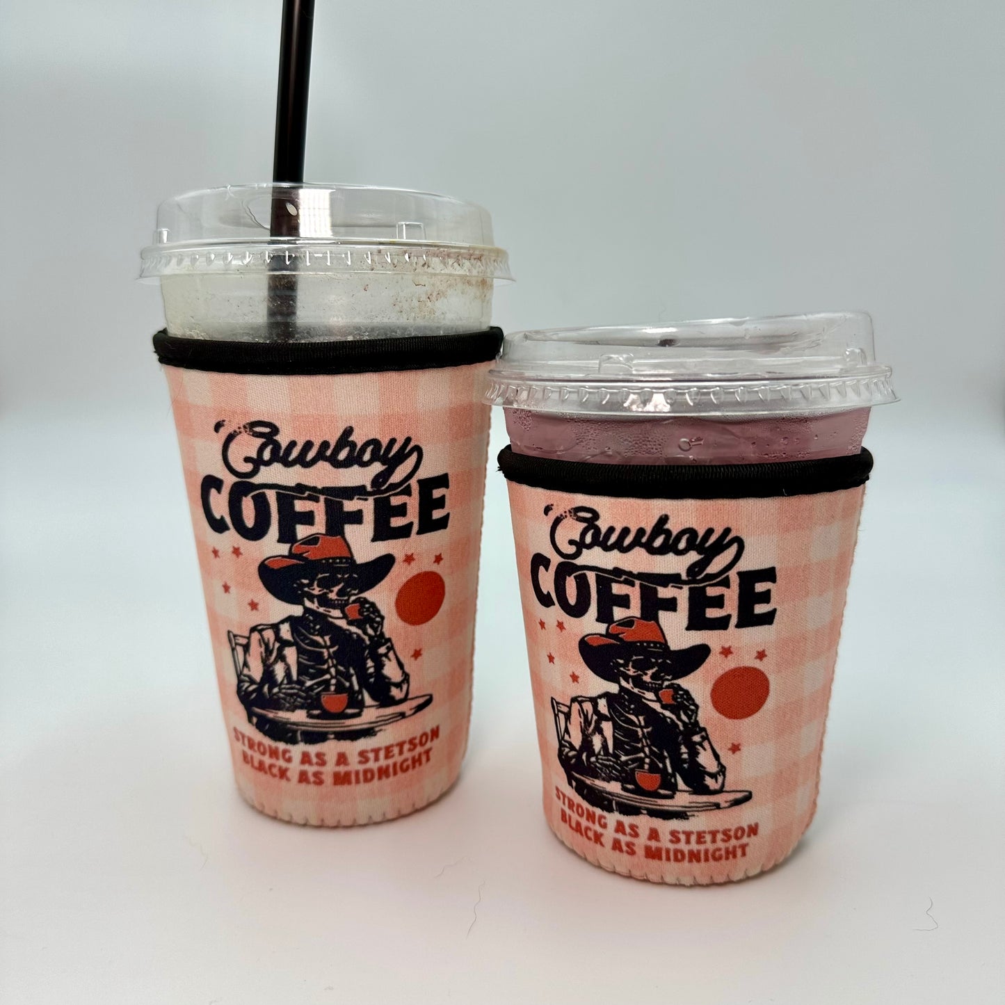 Cowboy coffee Iced Coffee Koozie