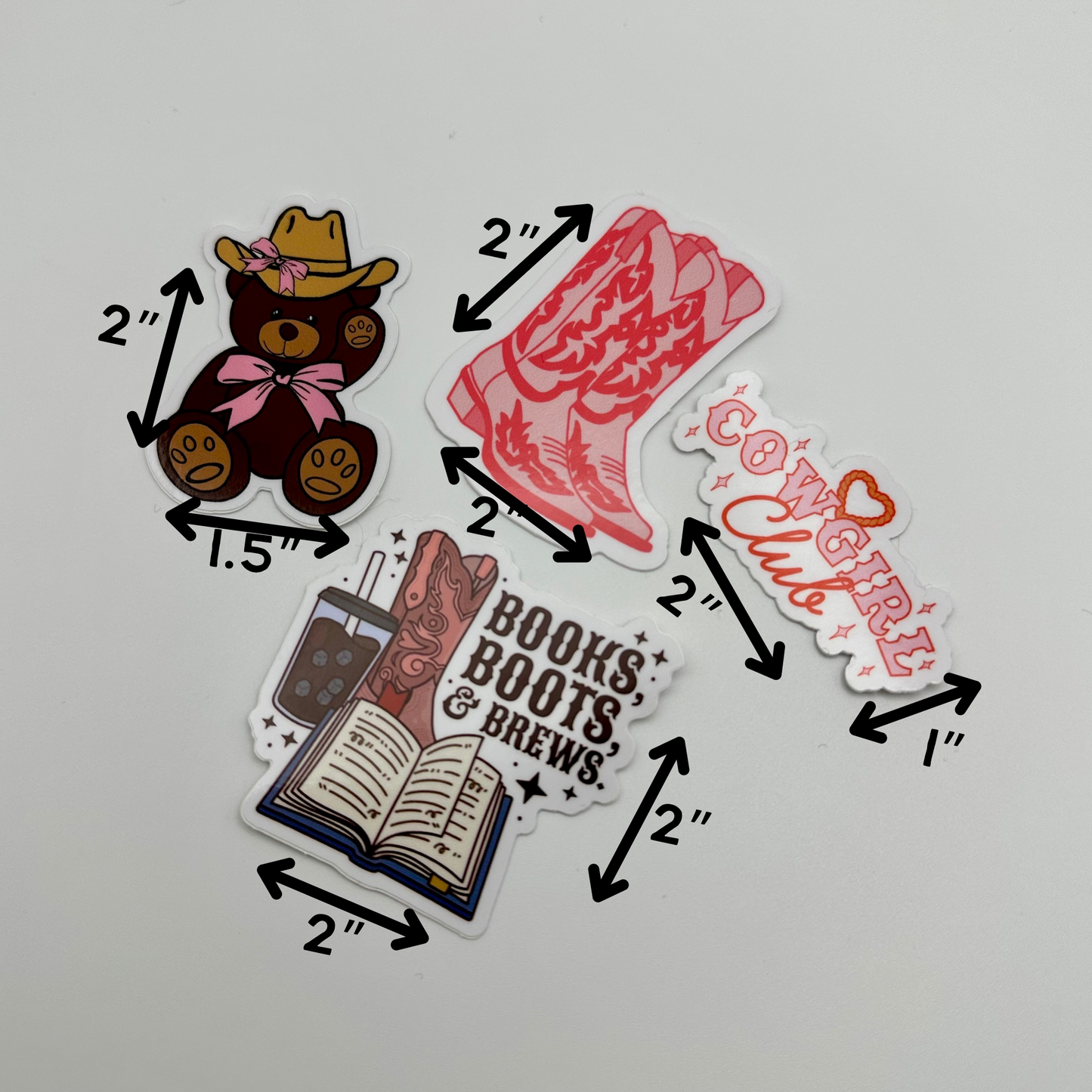 Western book sticker pack | scrap booking stickers