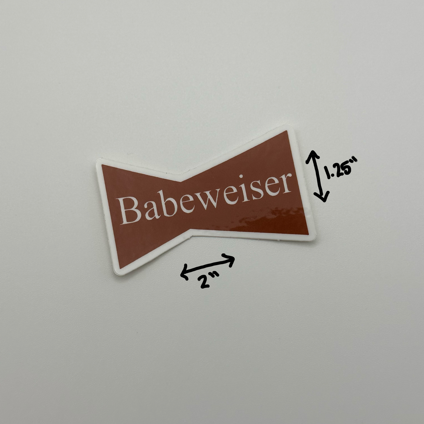 Babewiser sticker
