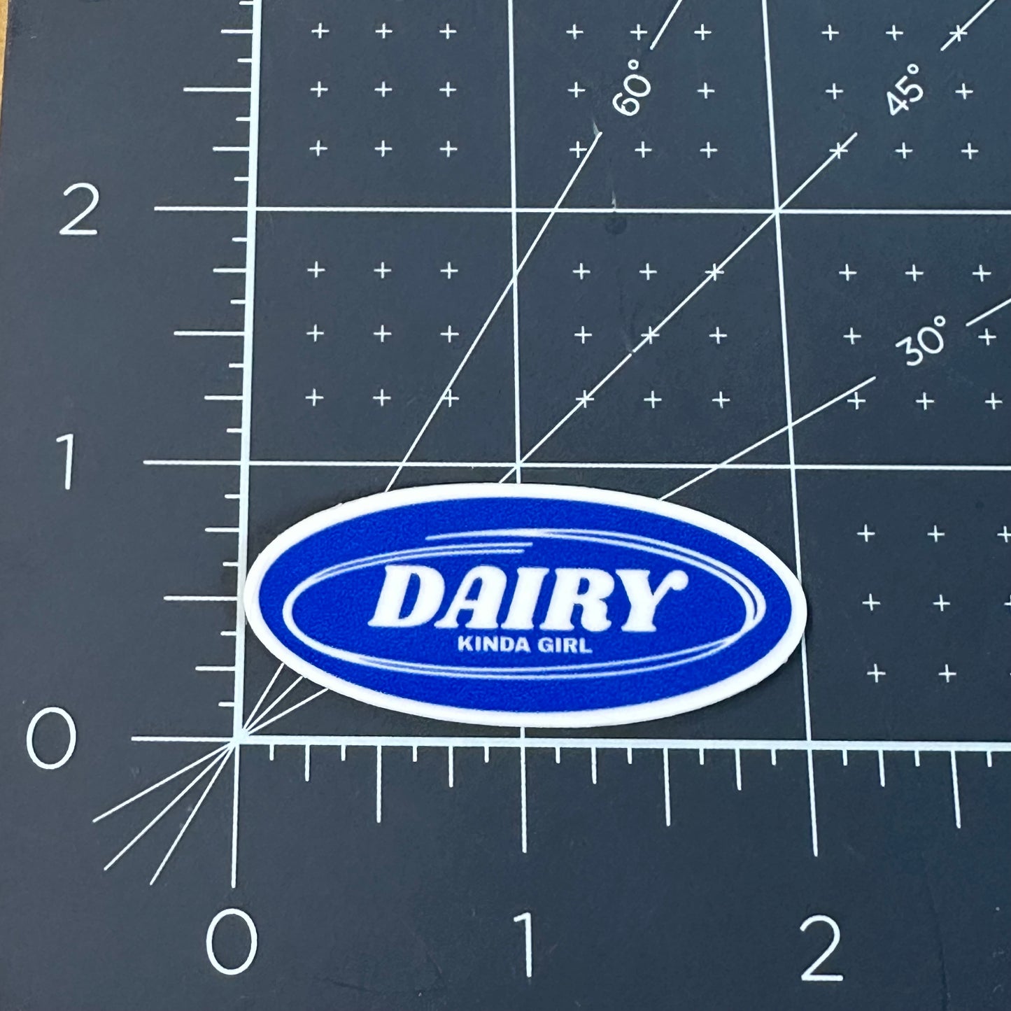 Blue cowboy hat sticker