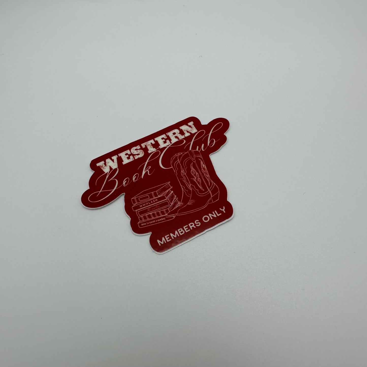 Western book club sticker | book sticker | western sticker
