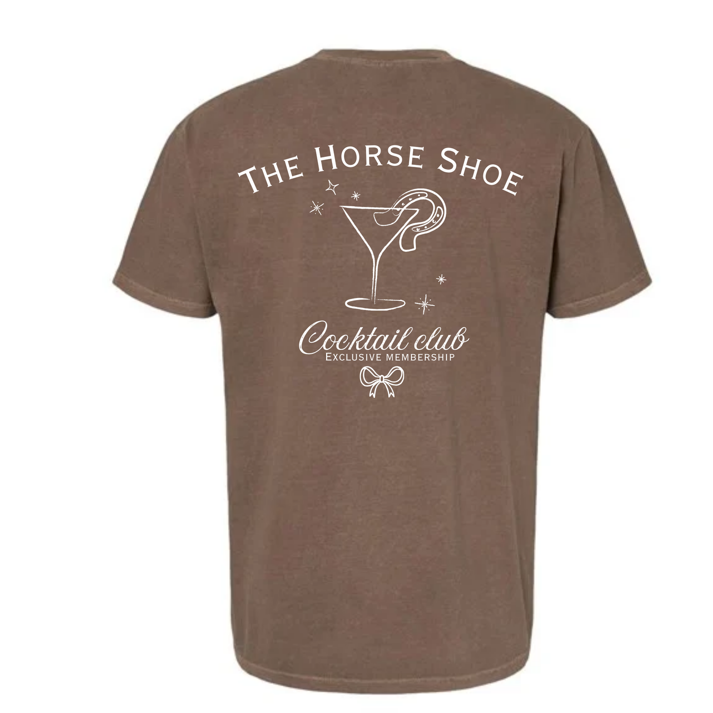 The Horse Shoe Cocktail Club Tee | Western Comfort Colors Tee