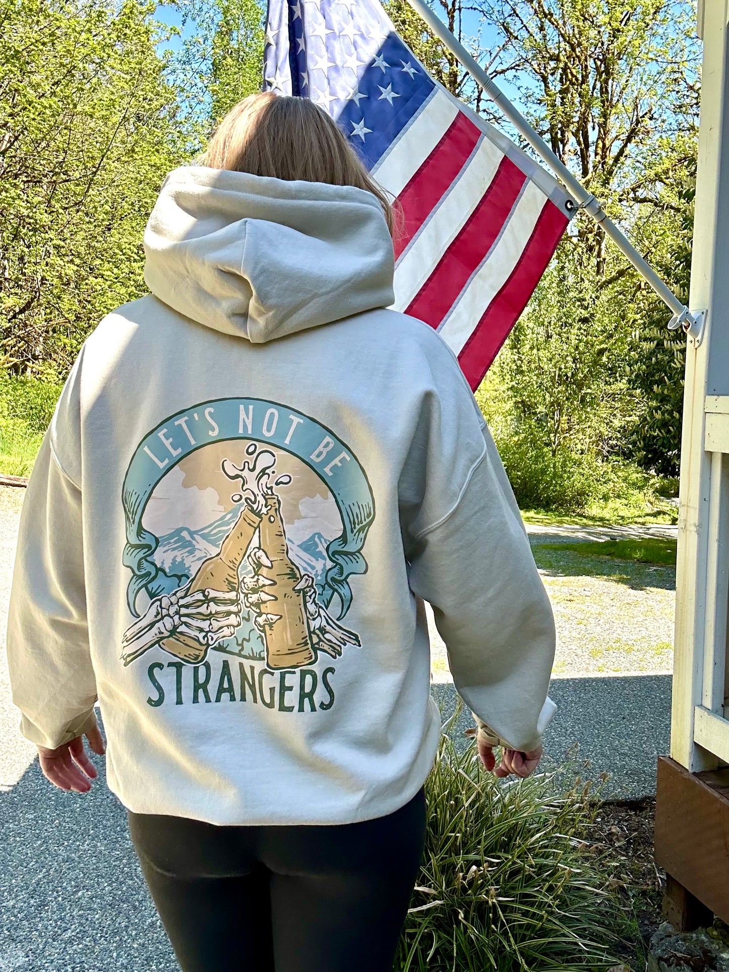 Lets not be strangers mountain Hoodies | Western Beer hoodie