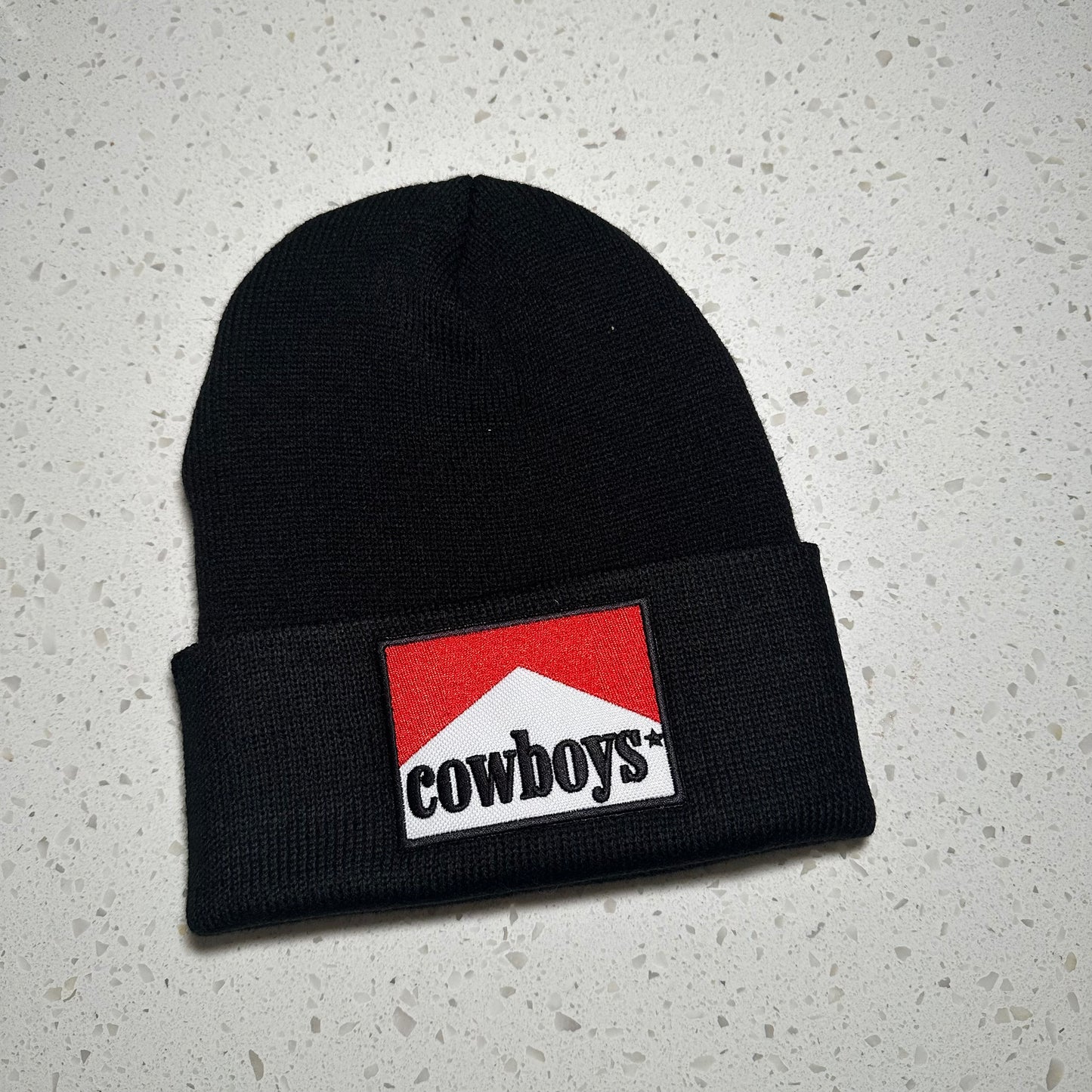 Cowboys patch beanie | Western beanie