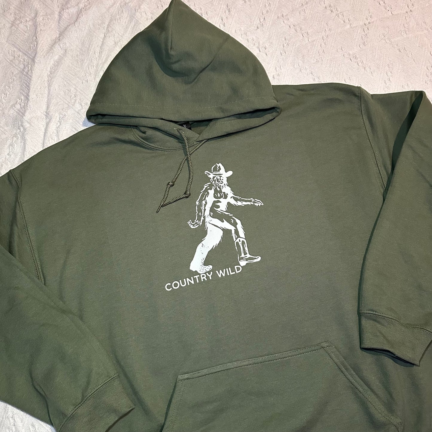 Cowboy Bigfoot hoodie | country wild sweatshirt