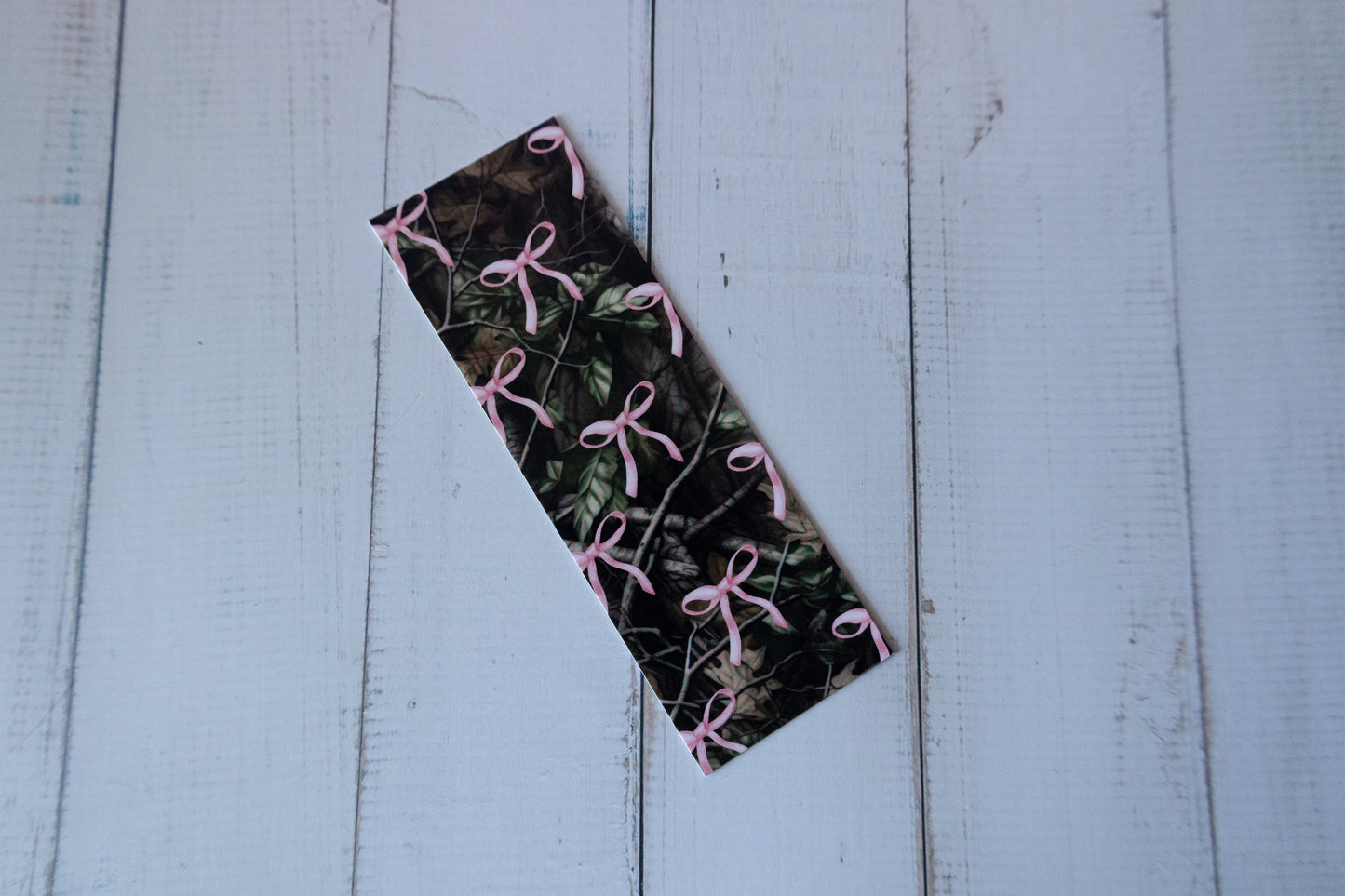 Camo Bow Paper Bookmark | Western Bookmark