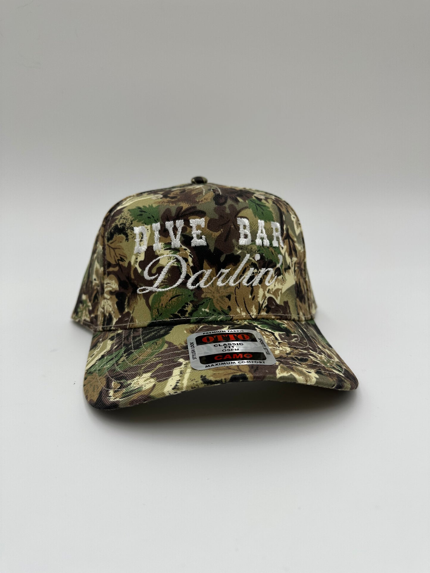 Dive bar darlin’ embroidered trucker hat!