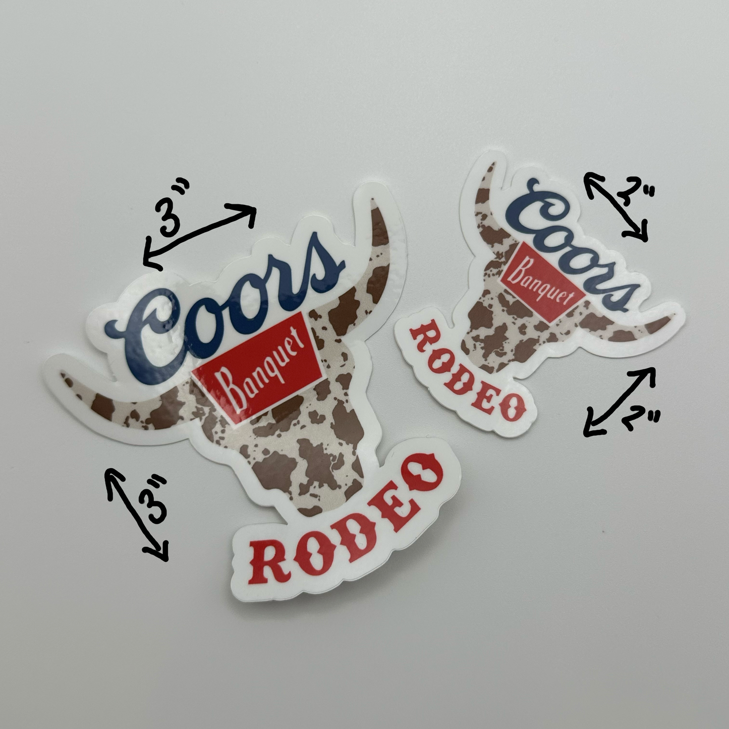 Coors Bull Rodeo Sticker