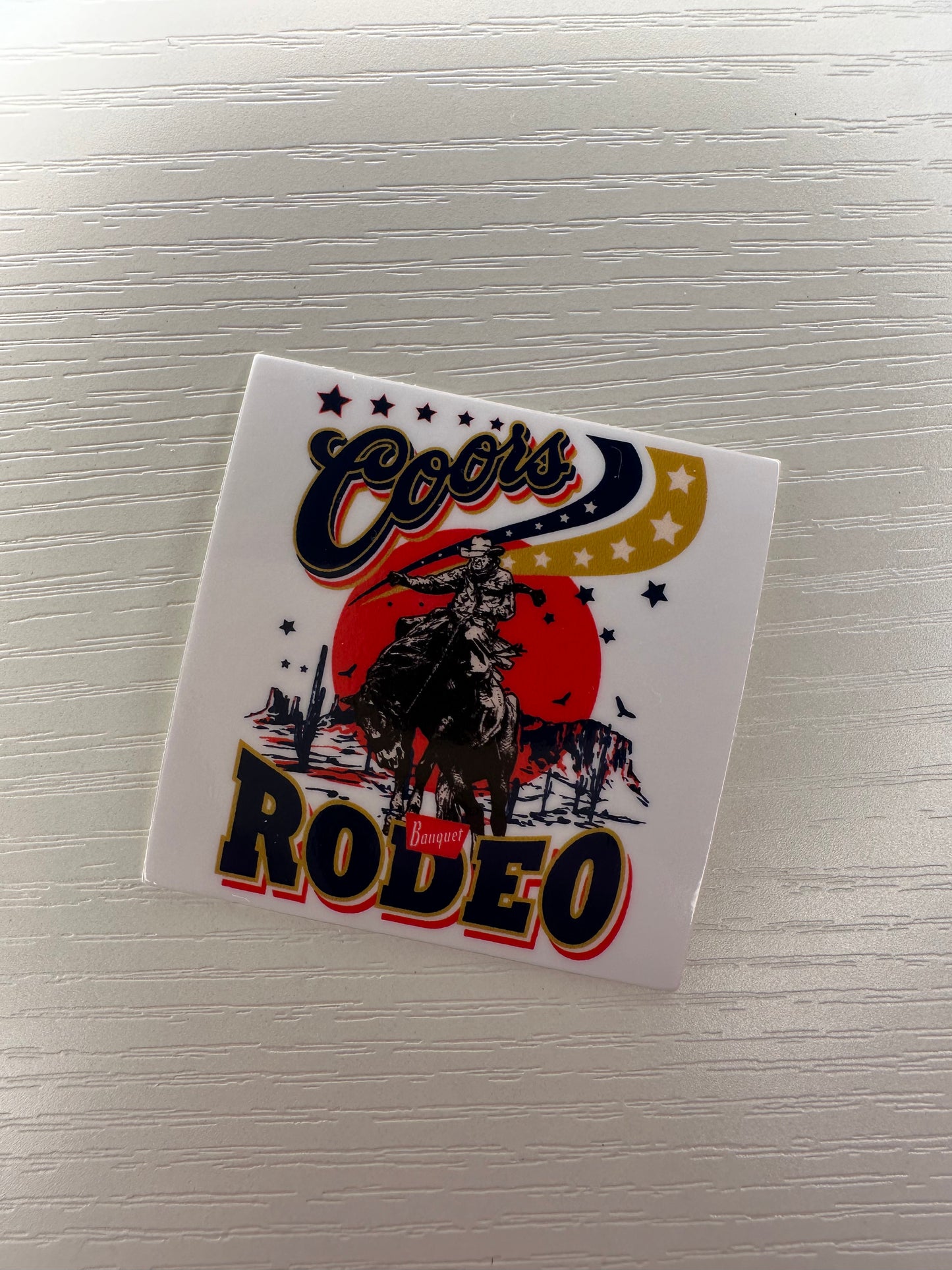 Coors rodeo sticker