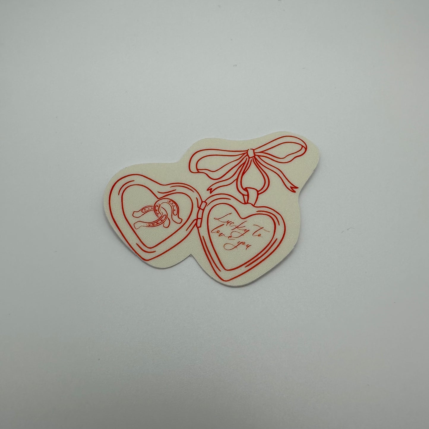 Love locket sticker | western sticker