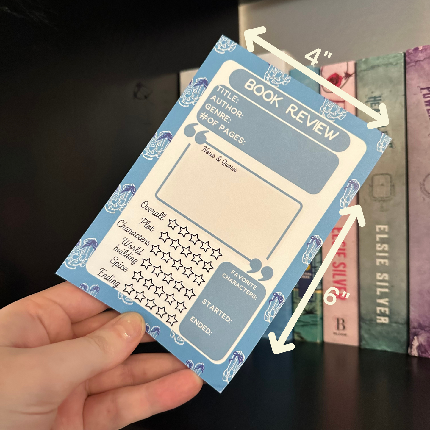 The Boots Book Review Post-it Notepad 4x6”