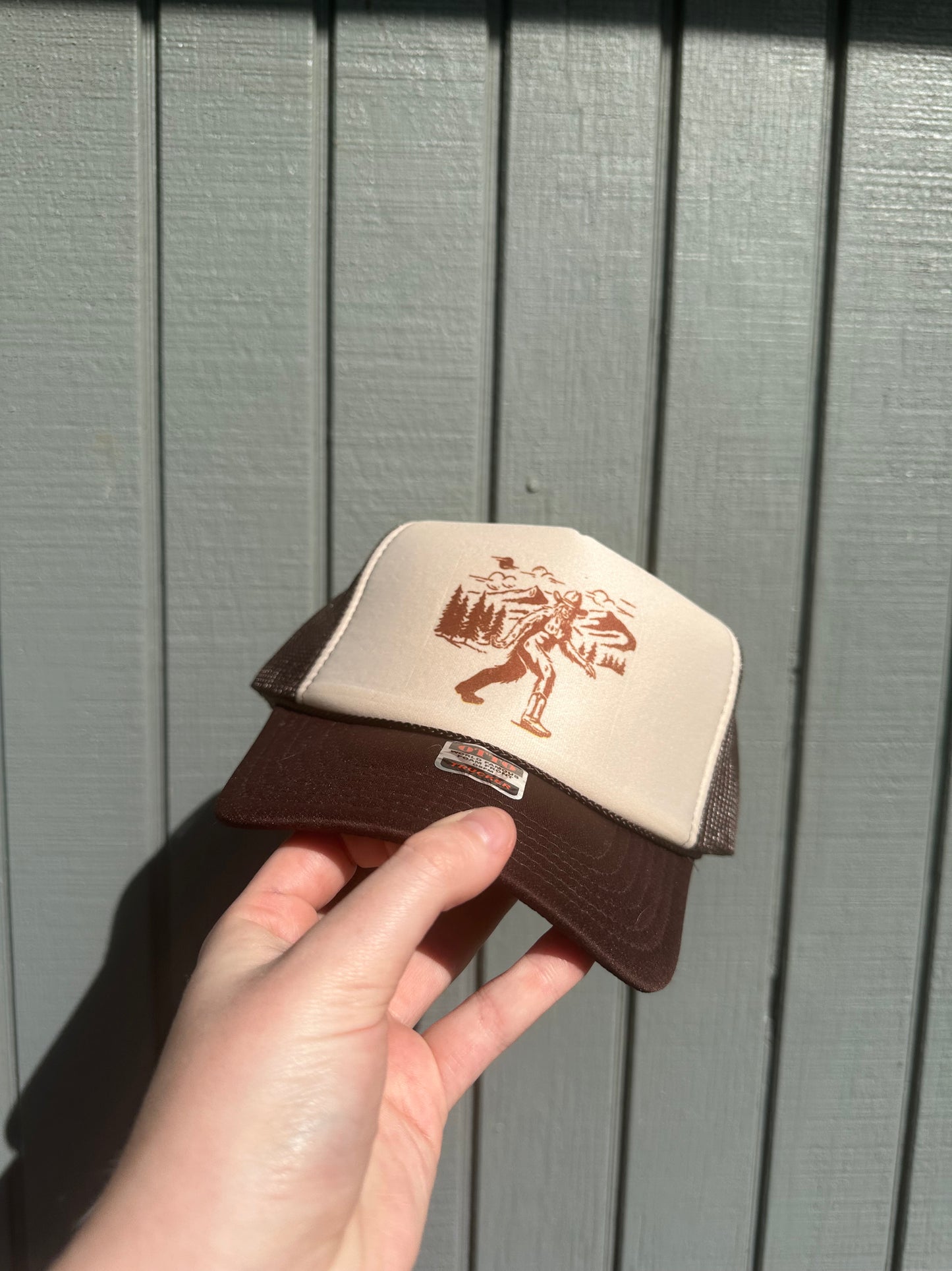 Cowboy Bigfoot Trucker hat