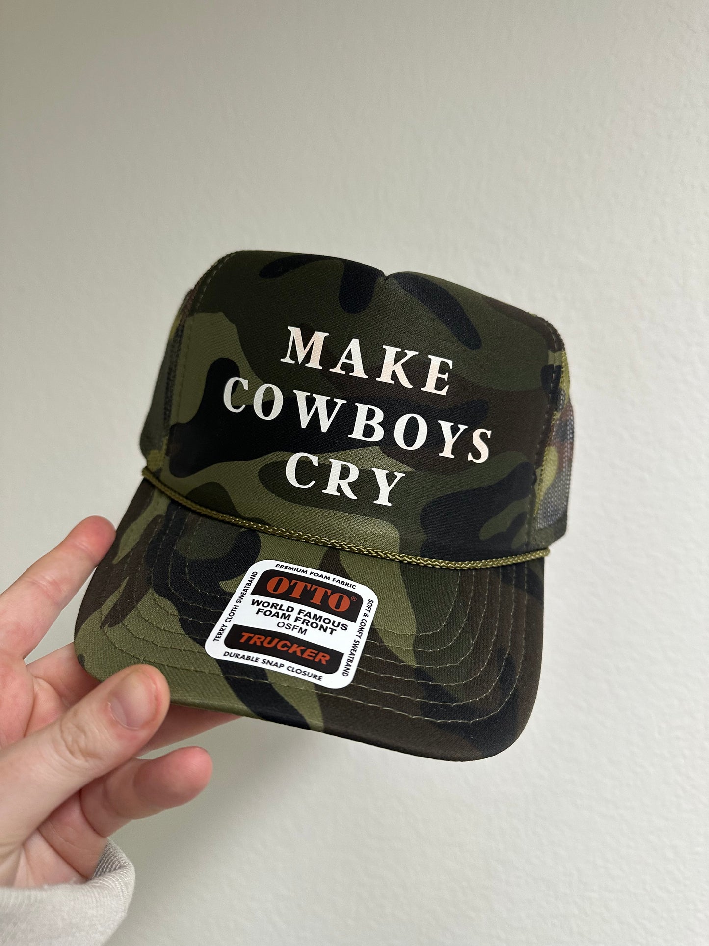 Make Cowboys Cry Trucker Hat