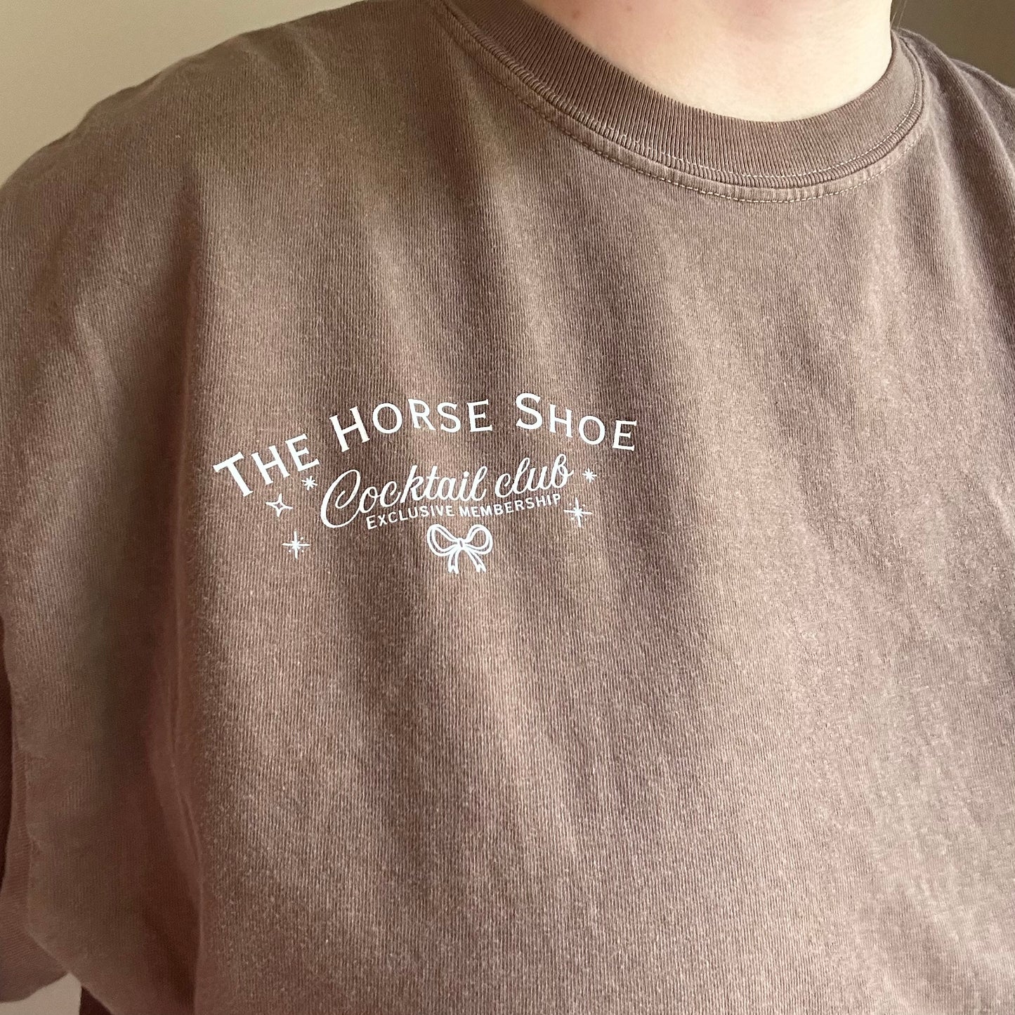 The Horse Shoe Cocktail Club Tee | Western Comfort Colors Tee
