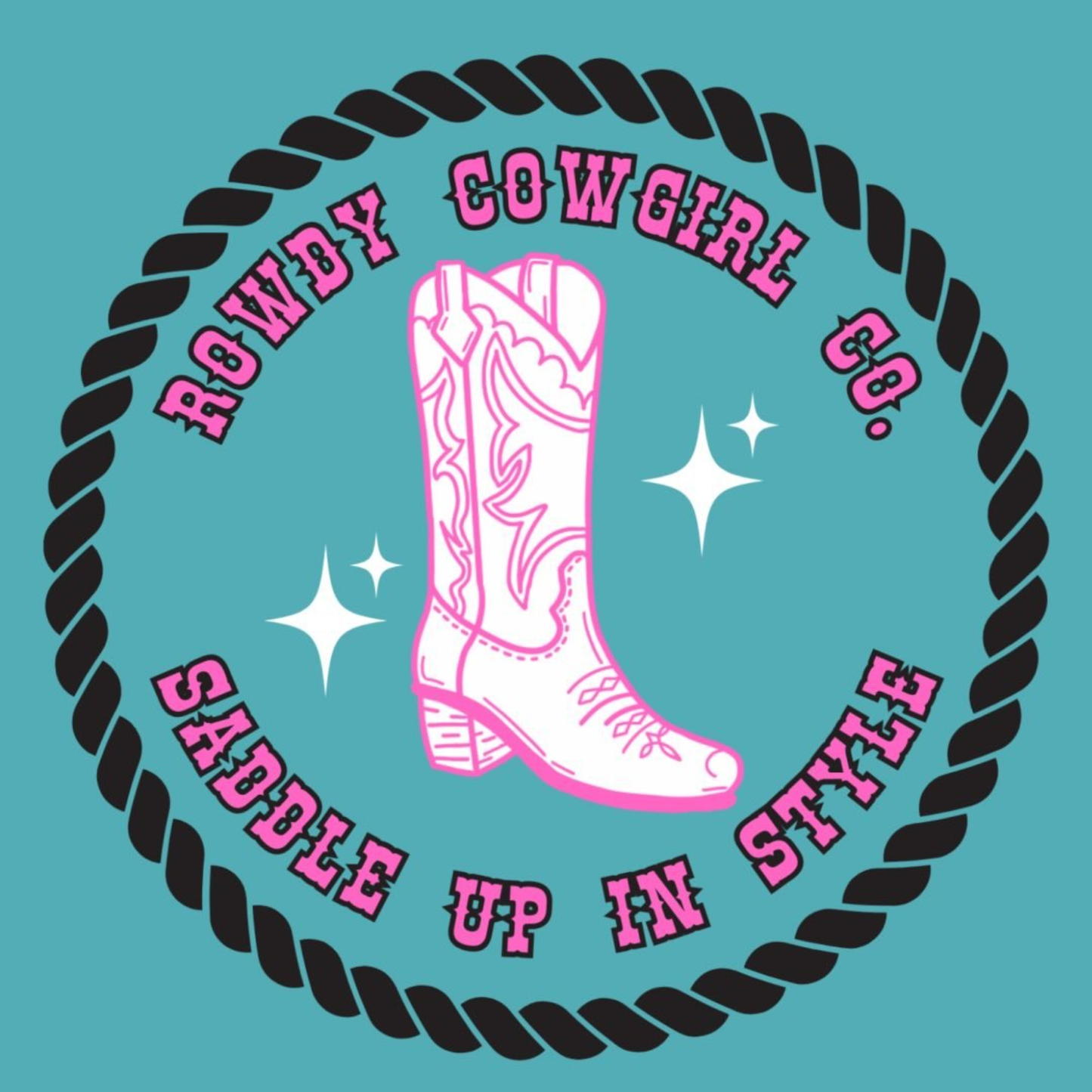 RowdyCowgirlCo Custom Crop Tee