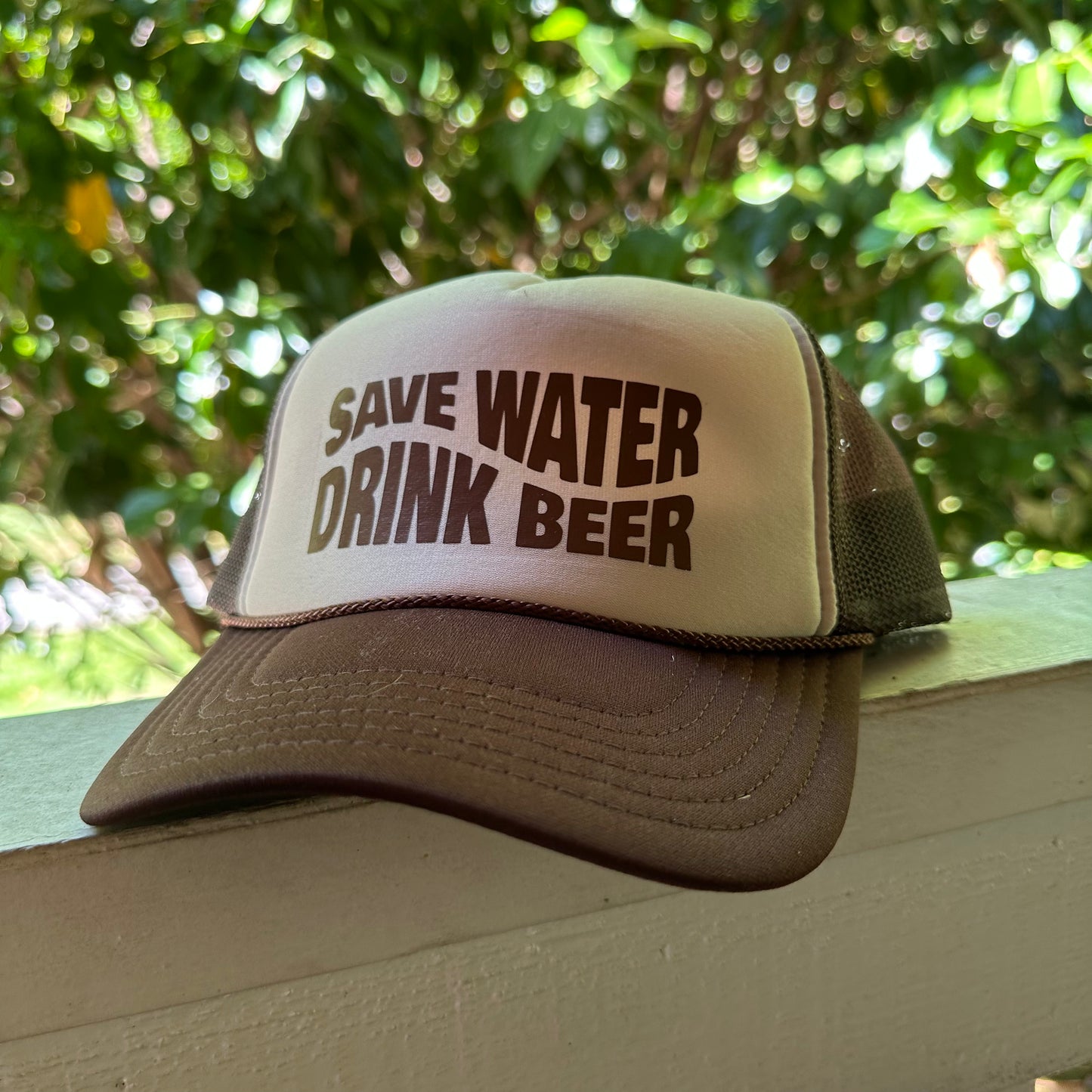 Save water drink beer Trucker hat
