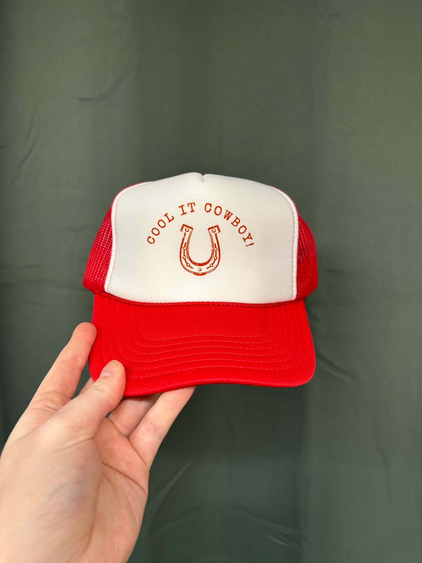 Cool it cowboy trucker hat - Destach