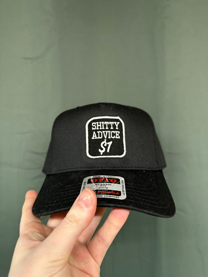 Shitty advice embroidery trucker - Whoopsies