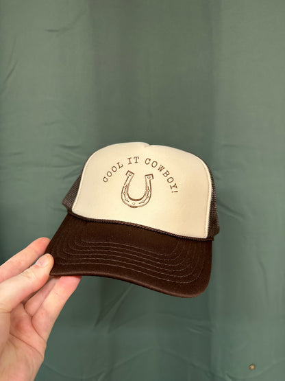 Cool it cowboy trucker hat - Destash