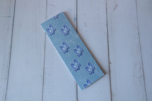 Blue Boots Paper Bookmark | Western Bookmark