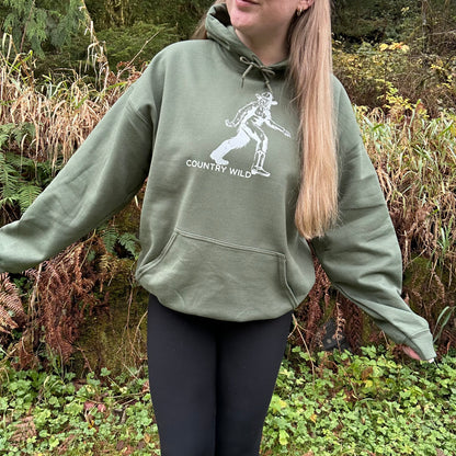Cowboy Bigfoot hoodie | country wild sweatshirt
