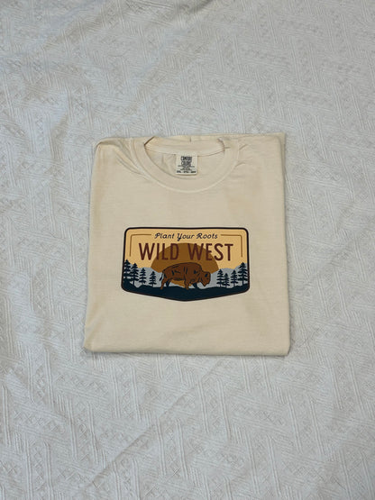 Wild West Comfort Colors Tee – Western Graphic T-Shirt