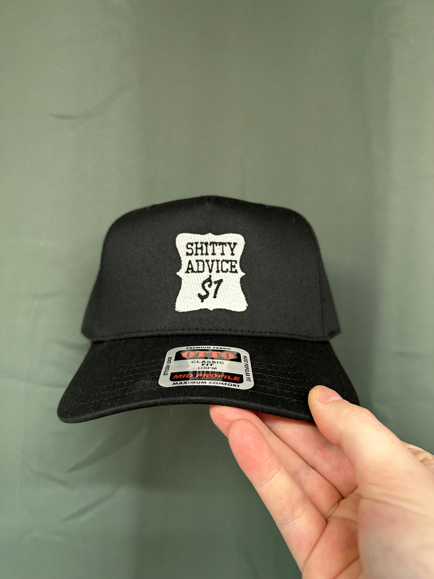 Shitty advice embroidery trucker hat - whoopsies