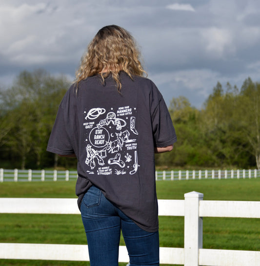 Mind Your Manners Comfort Colors® Tee | Western Graphic Ranch Shirt