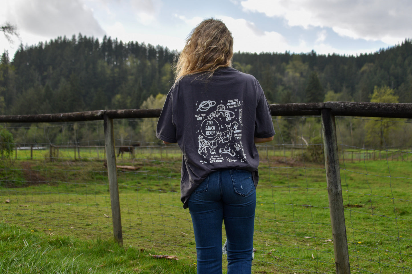 Mind Your Manners Comfort Colors® Tee | Western Graphic Ranch Shirt