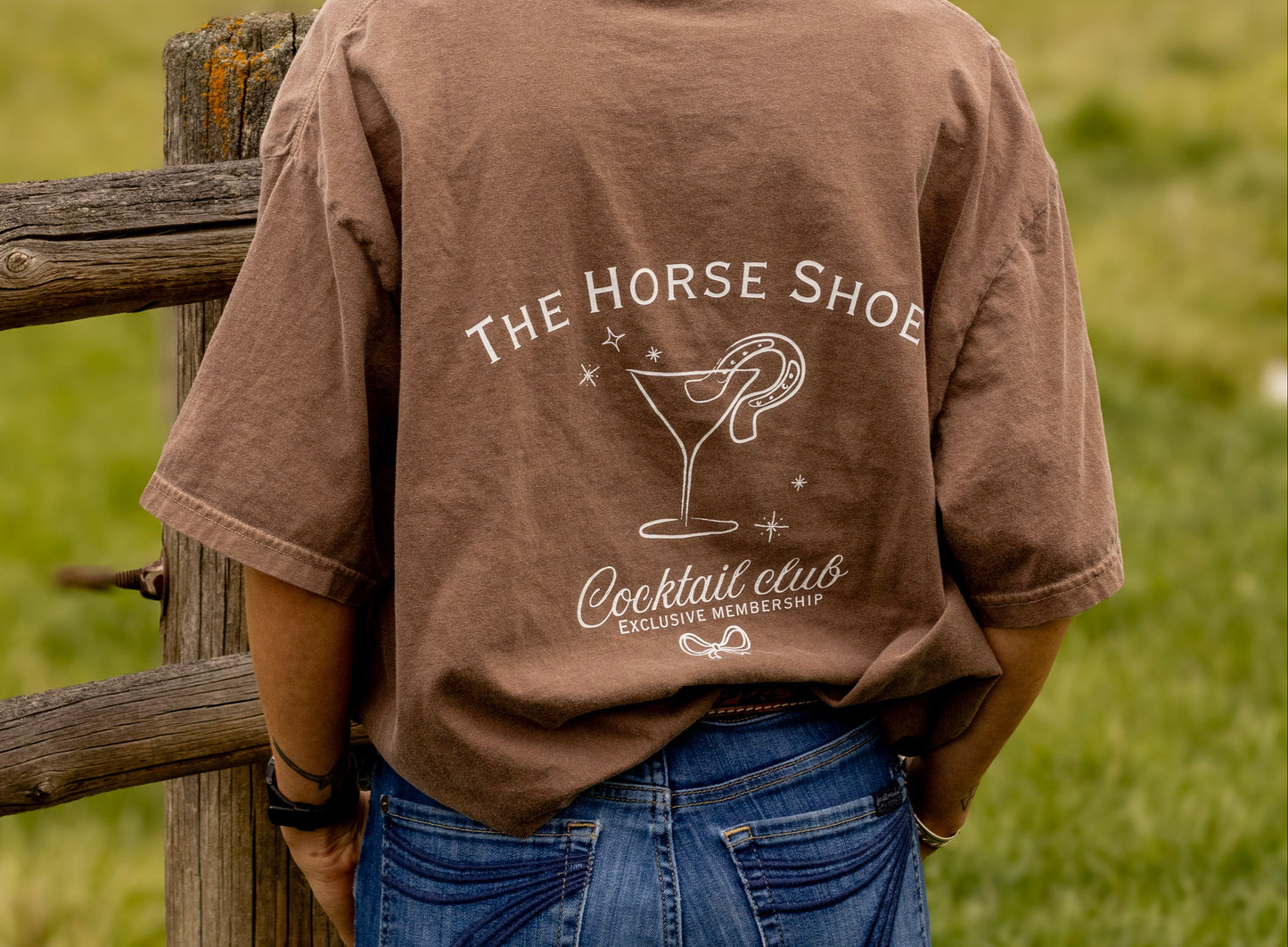 The Horse Shoe Cocktail Club Tee | Western Comfort Colors Tee