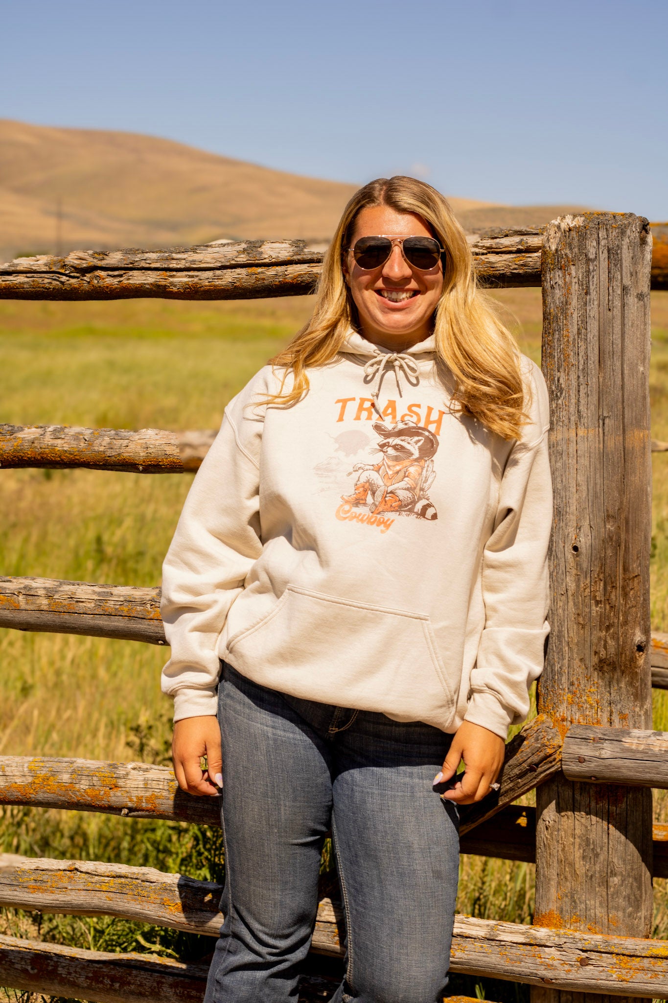 Trash Cowboy Hoodie | Western sweatshirt