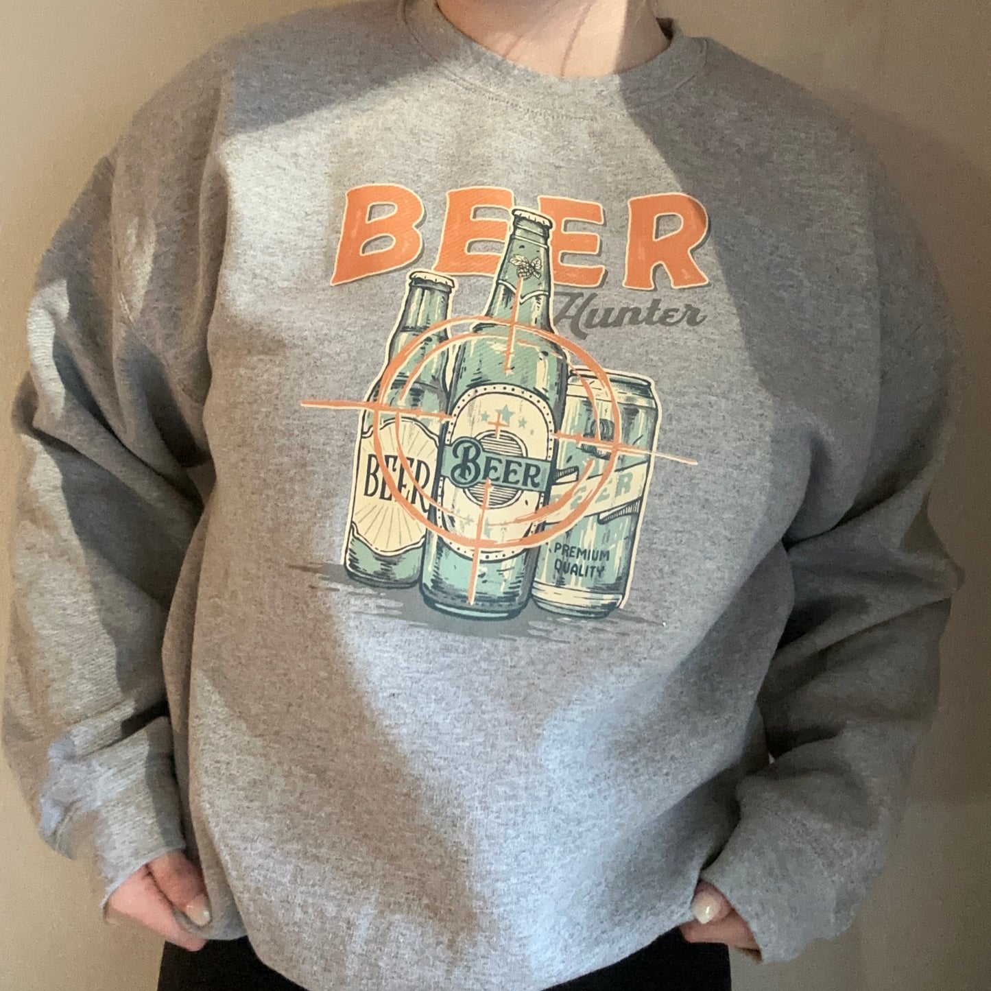 Beer hunter crewneck | beer sweatshirt | western crewneck