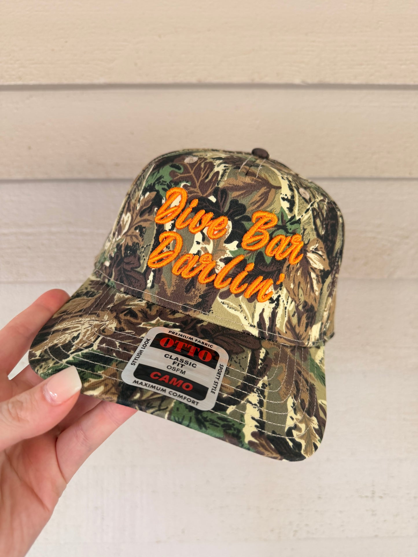 Dive bar darlin’ Puff Embroidery Hat
