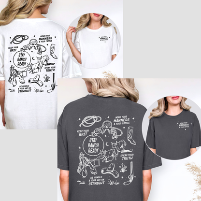 Mind Your Manners Comfort Colors® Tee | Western Graphic Ranch Shirt
