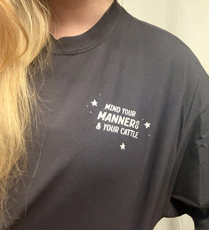 Mind Your Manners Comfort Colors® Tee | Western Graphic Ranch Shirt