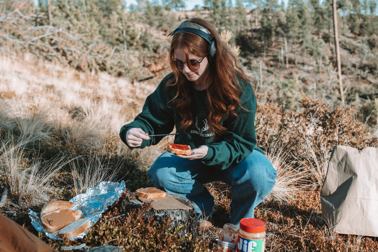 PREORDER - Respect the Locals Embroidered Crewneck