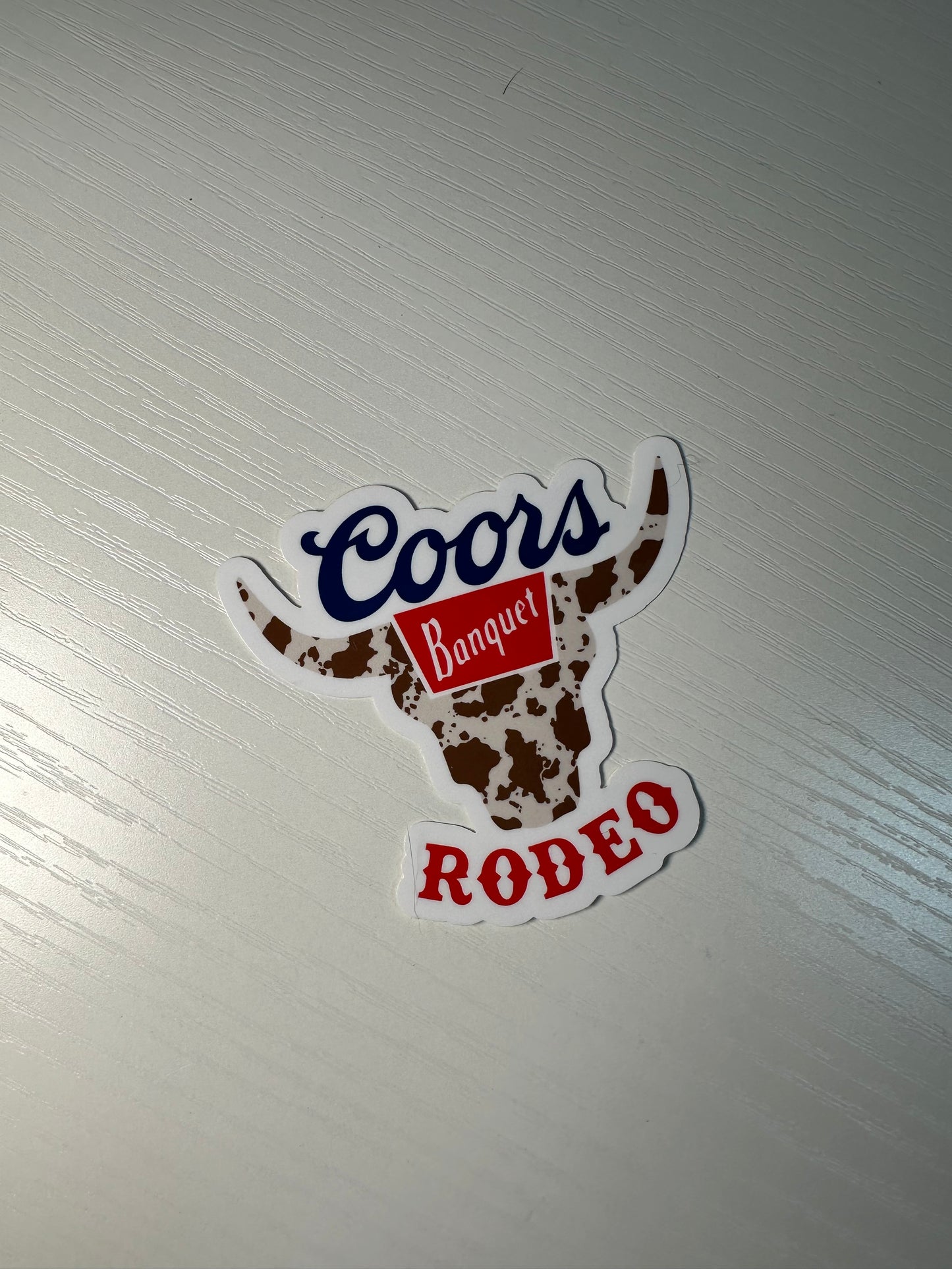 Coors Bull Rodeo Sticker
