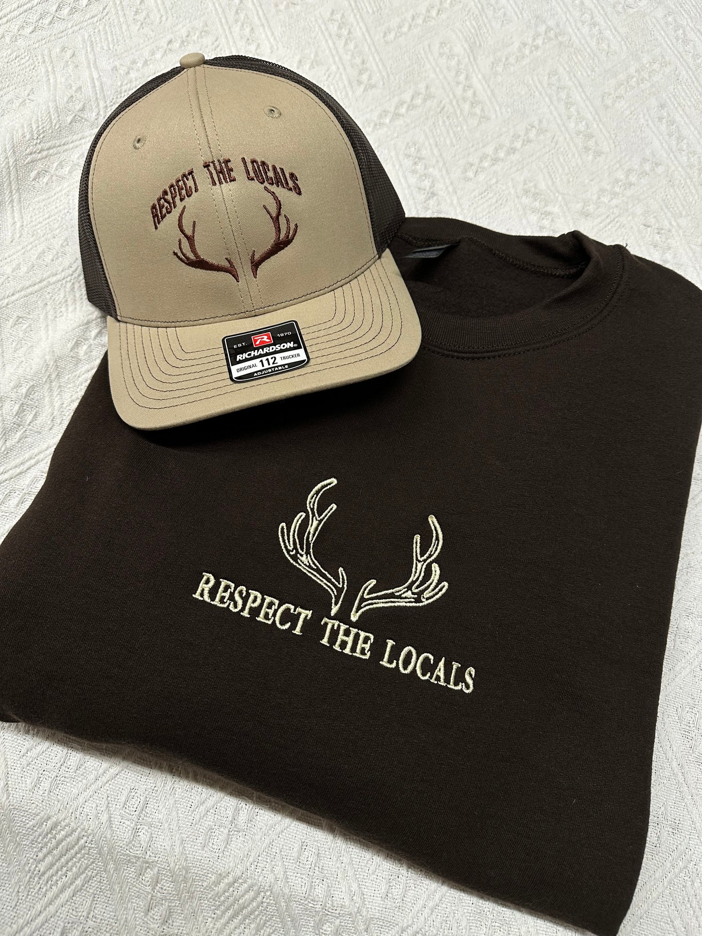 PREORDER - Respect the Locals Embroidered Crewneck