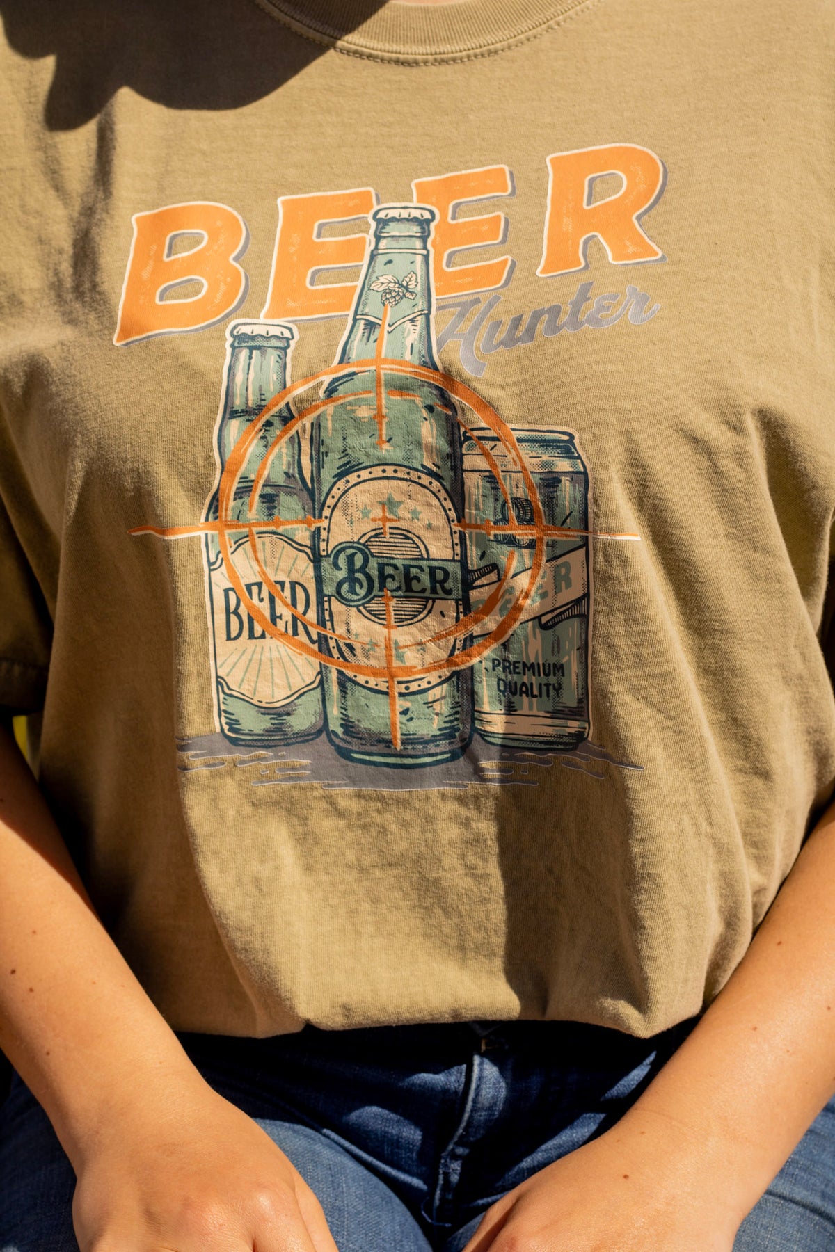 Beer hunter tee | beer t-shirt | western tee
