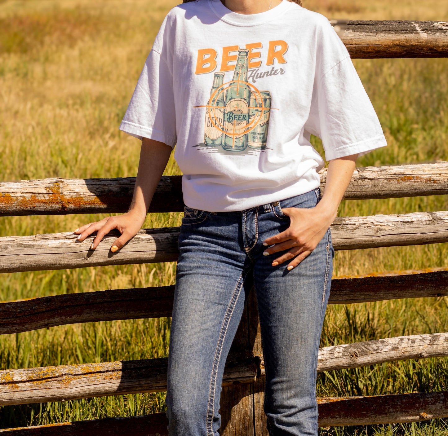 Beer hunter tee | beer t-shirt | western tee