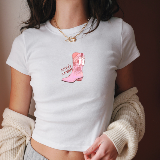 Howdy Darlin' Valentines Boot