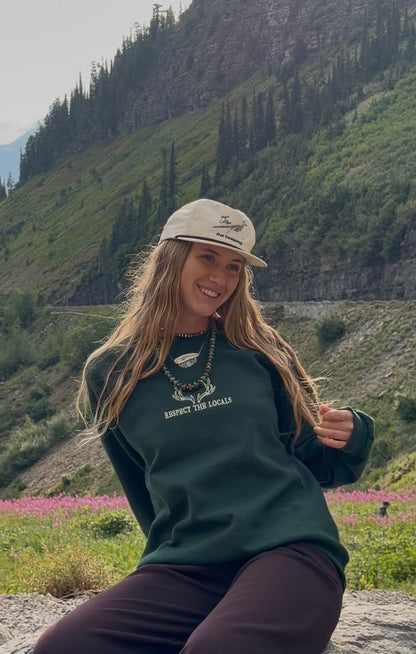PREORDER - Respect the Locals Embroidered Crewneck